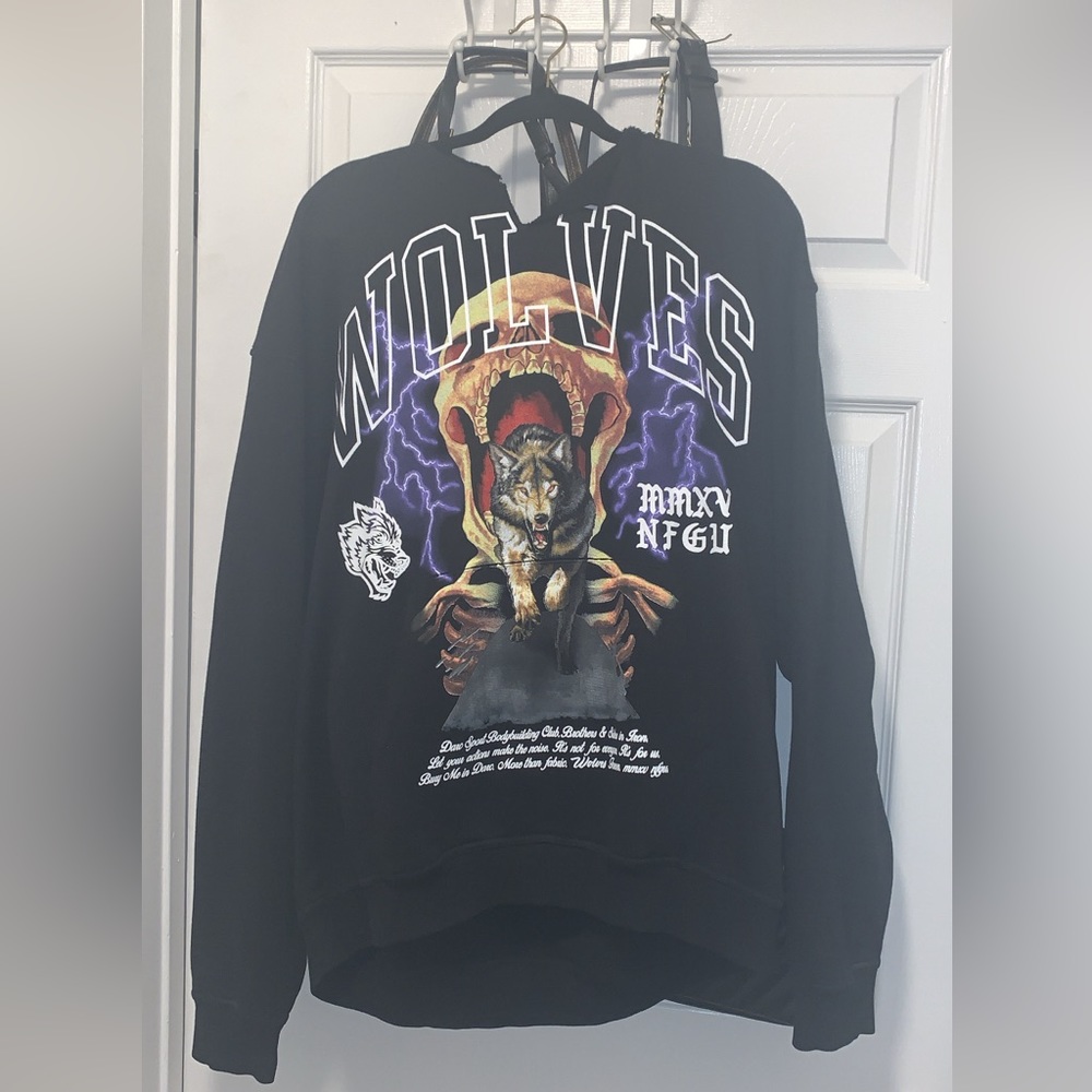 Darc sport death can wait vintage hoodie